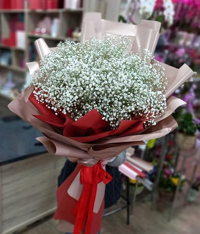 Букет цветов из: Гипсофила в Дорогино