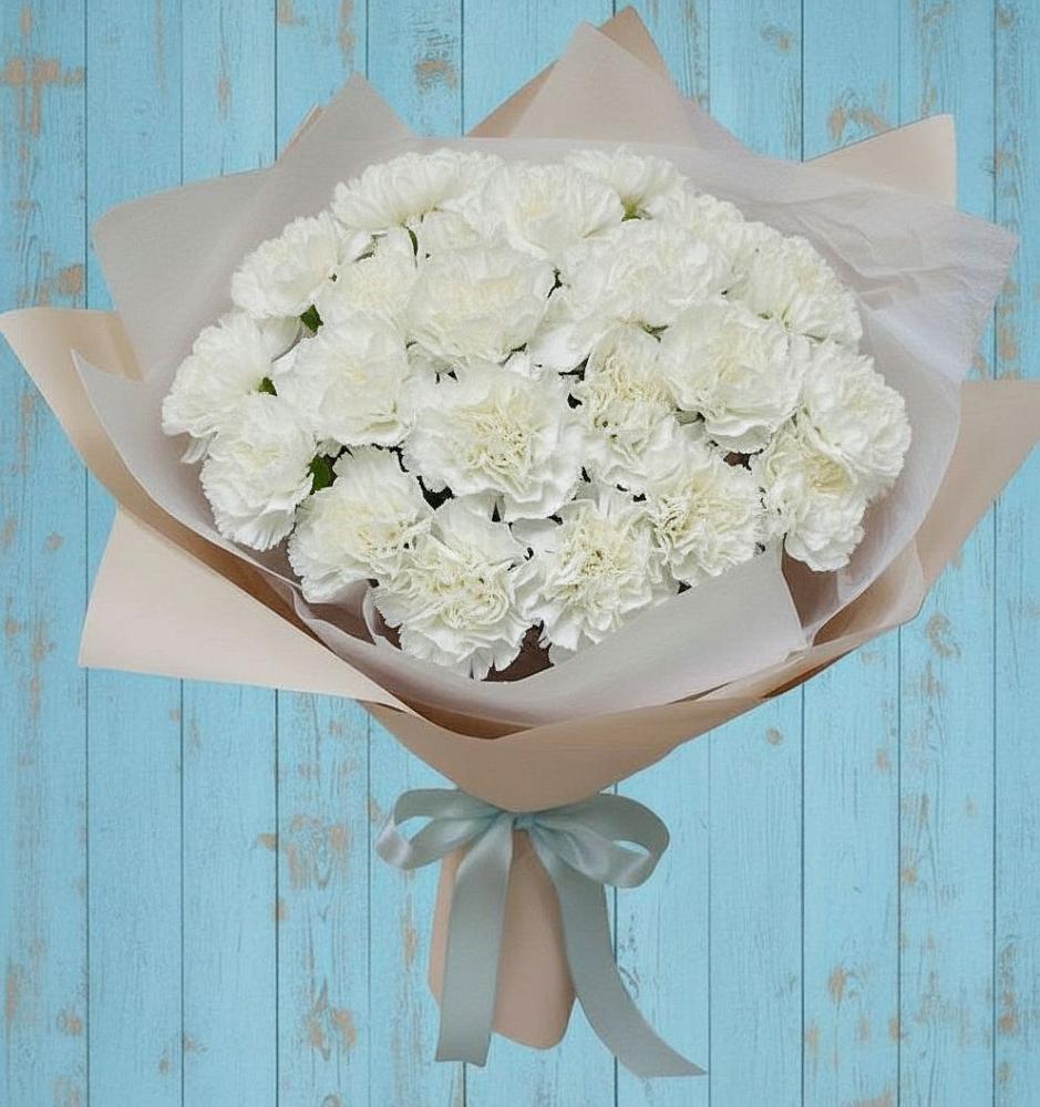 Букет цветов из: Гвоздики в Дорогино