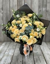 Букет цветов из:  Розы и Лизиантусы #REPLACE_PRED# Дорогино