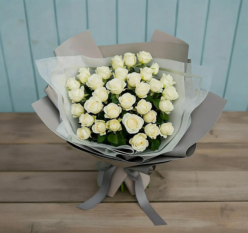 Букет Белоснежная нежность в Дорогино