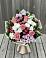 Букет цветов из: Альстромерии, Гвоздики, Розы и Хризантемы в Дорогино
