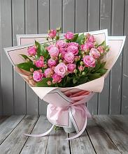 Букет Розовый кустик в Дорогино