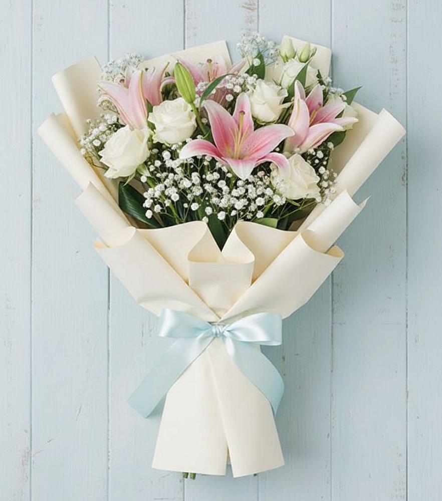 Букет цветов из: Лилии в Дорогино