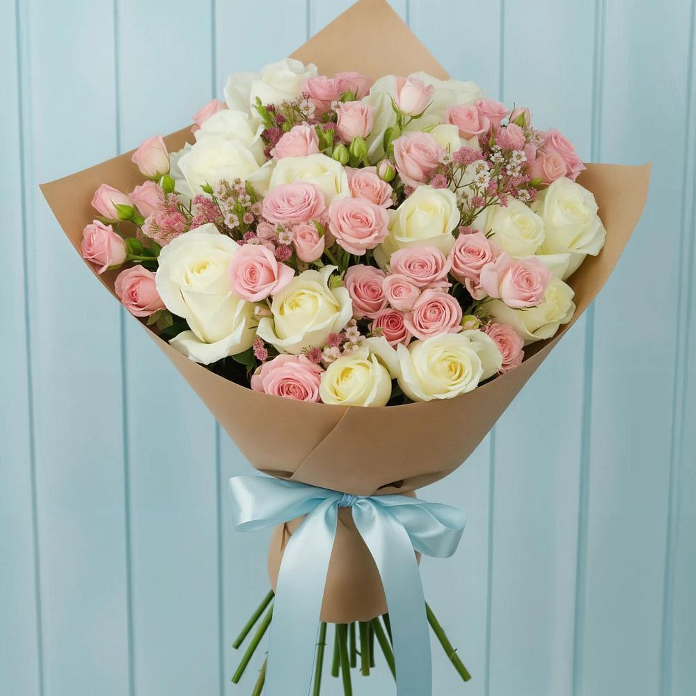 Букет цветов из: Розы в Дорогино