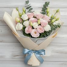 Букет цветов из:  Лизиантусы #REPLACE_PRED# Дорогино