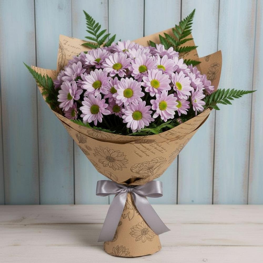 Букет цветов из: Хризантемы в Дорогино