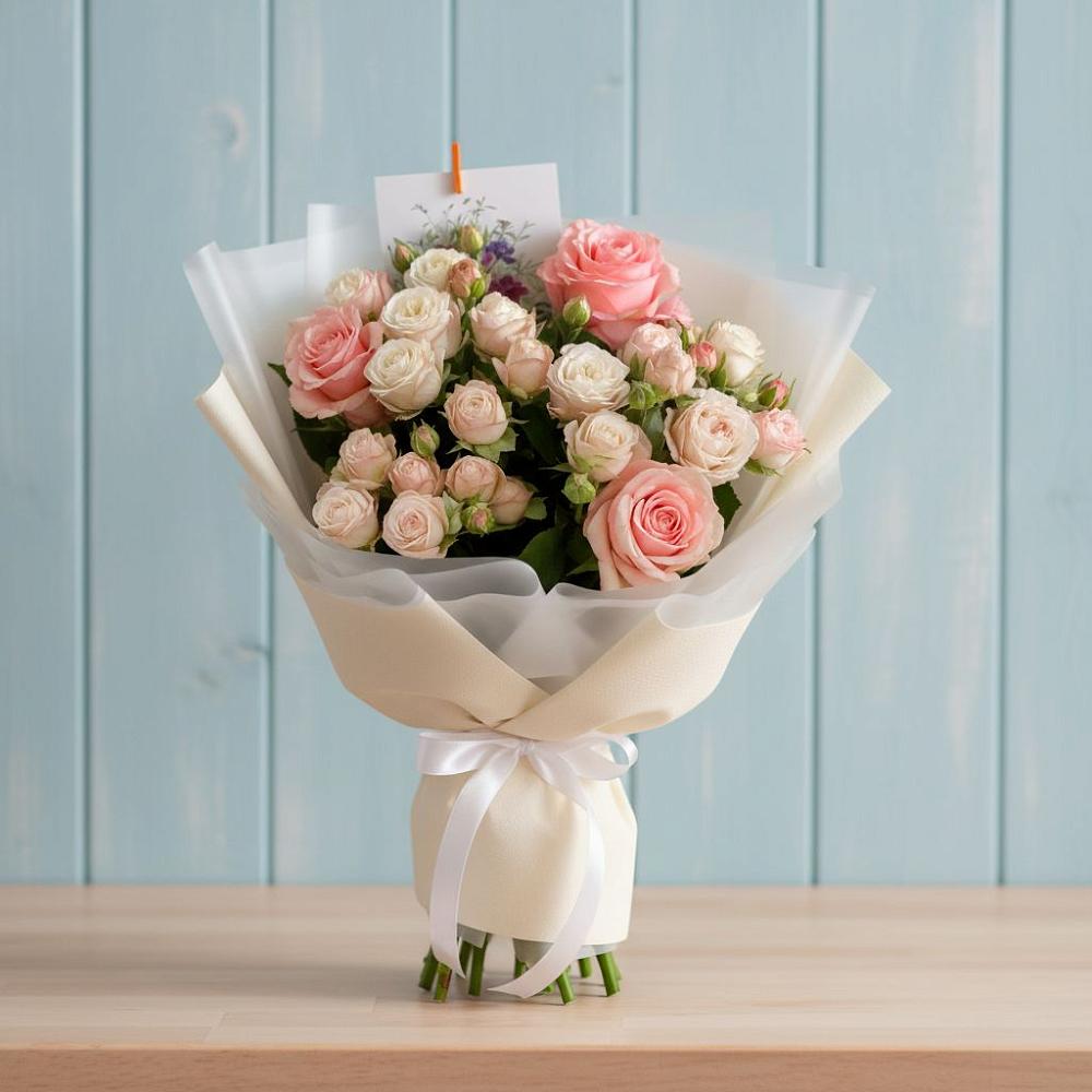 Букет цветов из: Розы в Дорогино