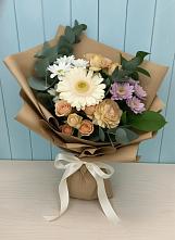 Букет цветов из:  Герберы и Хризантемы в Дорогино