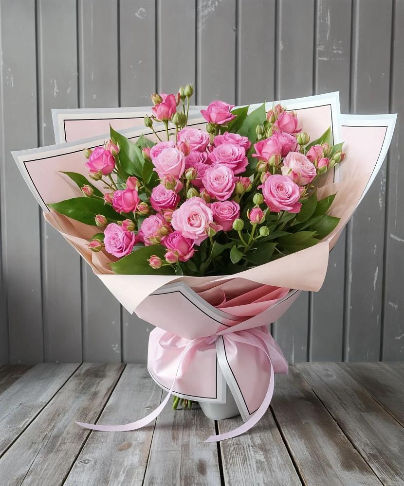 Букет Розовый кустик в Дорогино