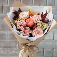 Букет цветов из:  Гвоздики, Хризантемы и Розы в Дорогино