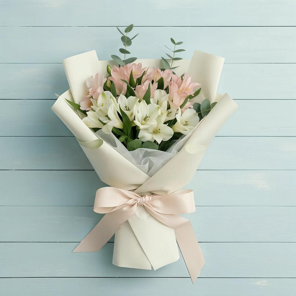 Букет цветов из: Альстромерии в Дорогино