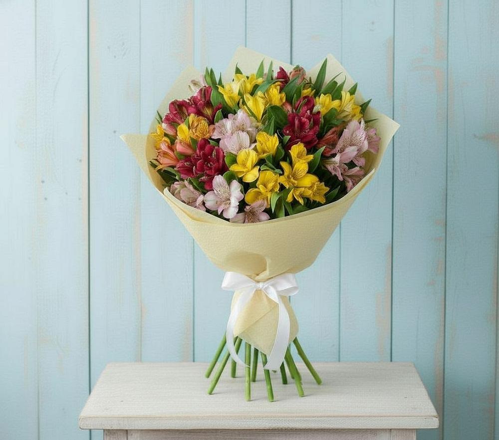 Букет цветов из: Альстромерии в Дорогино