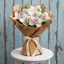 Букет цветов из:  Орхидеи и Розы #REPLACE_PRED# Дорогино
